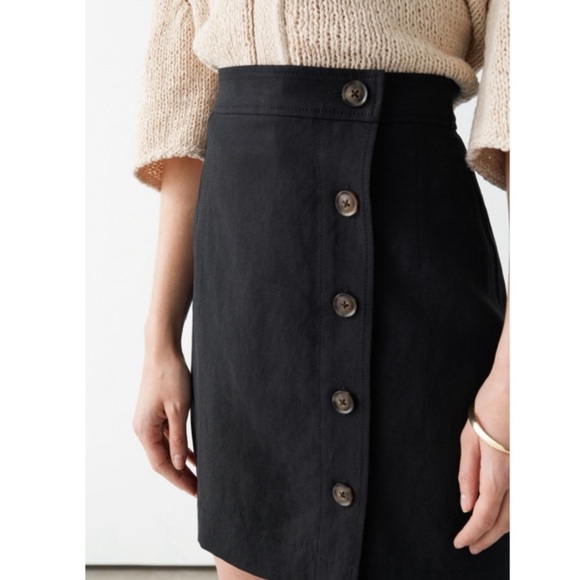 A-Line Mini Skirt - Black - Mini skirts - & Other GB